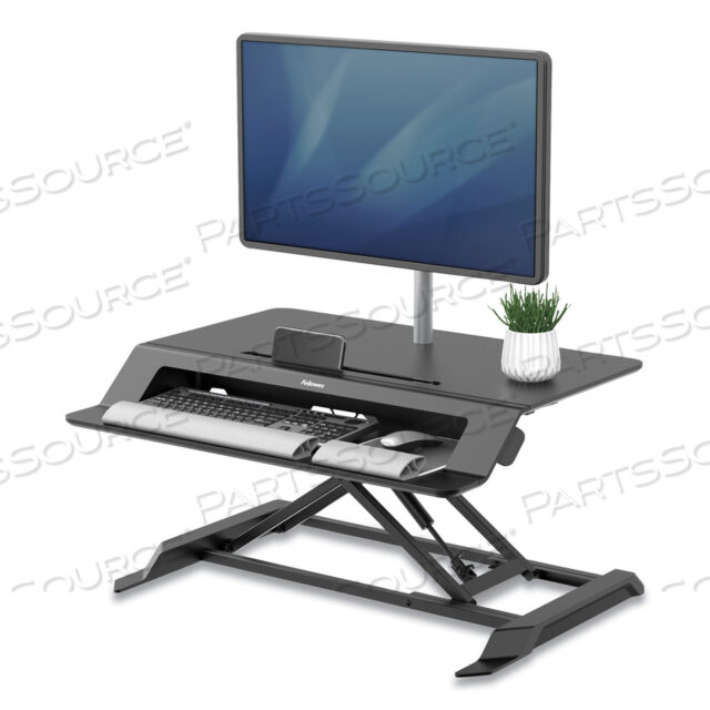 OEM#: 8215001LOTUS LT РАБОЧАЯ СТАНЦИЯ ДЛЯ РАБОТЫ СИДЯ-СТОЯ, 34,38 X 28,38 X 7,62, ЧЕРНАЯ от Fellowes
