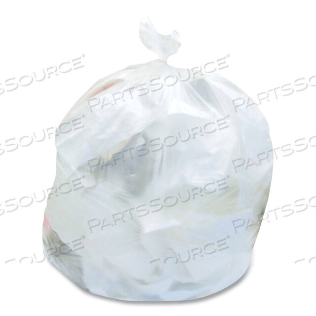 OEM#: CW19248/Z8048WNHIGH-DENSITY CAN LINERS, 45 GAL, 22 MIC, 40 X 48, NATURAL, 25 BAGS/ROLL, 6 ROLLS/CARTON by Coastwide Professional