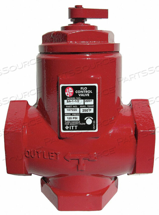 OEM#: 107019КЛАПАН FLO-CONTROL 1-1/4 ДЮЙМА FNPT IRON от Bell & Gossett