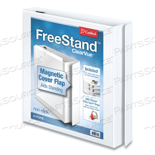 OEM#: 43100ПАПКА-ПАПКА FREESTAND EASY OPEN LOCKING SKANT-D, 3 КОЛЬЦА, ВМЕСТИМОСТЬ 1, 11 X 8,5, БЕЛАЯ от Cardinal