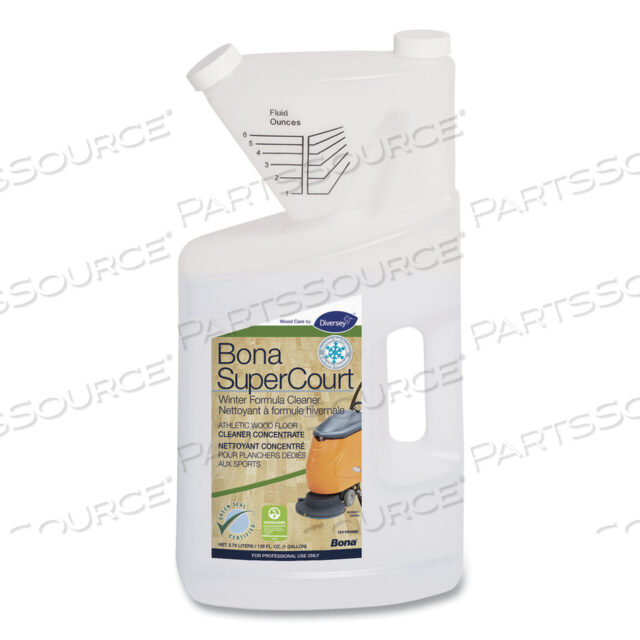 OEM#: 101100565BONA SUPERCOURT WINTER FORMULA ОЧИСТИТЕЛЬ, БЕЗ ЗАПАХА, ЖИДКИЙ, 1 ГАЛЛОН от Diversey