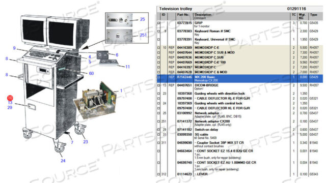 OEM#: 7142446C-ARM от Siemens Medical Solutions