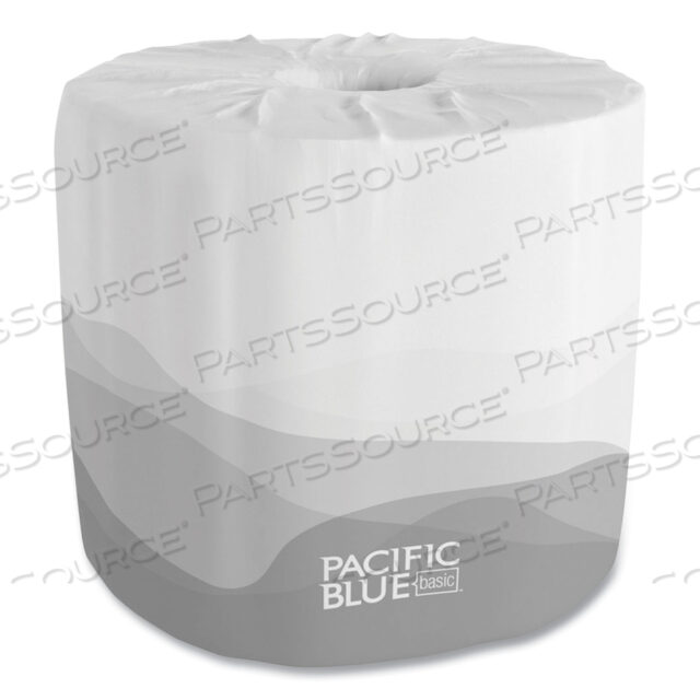 OEM#: 19881/01PACIFIC BLUE BASIC EMBOSSED BATHROOM TISSUE, SEPTIC SAFE, 1-PLY, WHITE, 550/ROLL, 80 ROLLS/CARTON by Georgia-Pacific
