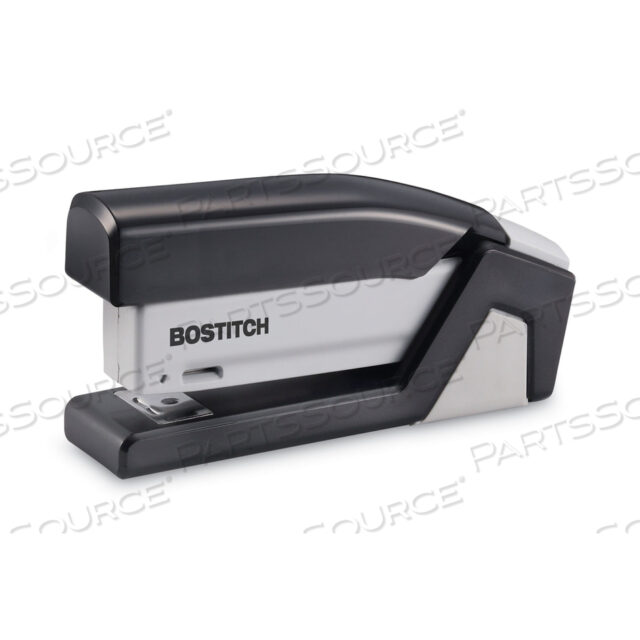 ECOSTAPLER КОМПАКТНЫЙ ПРУЖИННЫЙ СТЕПЛЕР С АНТИМИКРОБНОЙ ЗАЩИТОЙ, ВМЕСТИМОСТЬЮ 20 ЛИСТОВ, СЕРЫЙ/ЧЕРНЫЙ