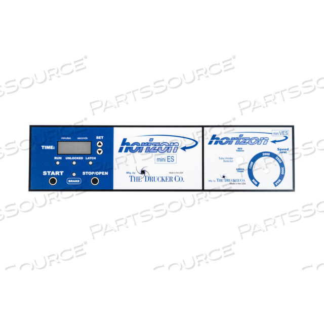 OEM#: 7724019ЭТИКЕТКА НА ПЕРЕДНЕЙ ПАНЕЛИ от Drucker Diagnostics, Inc. (ранее QBC Diagnostics)