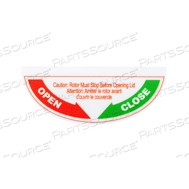 OEM#: 7724023ЭТИКЕТКА ОТКРЫТИЯ/ЗАКРЫТИЯ от Drucker Diagnostics, Inc. (ранее QBC Diagnostics)