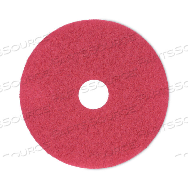 OEM#: BWK4017REDBUFFIING FLOOR PADS, 17 ДИАМЕТР, КРАСНЫЙ, 5/КОРОБКА от Boardwalk