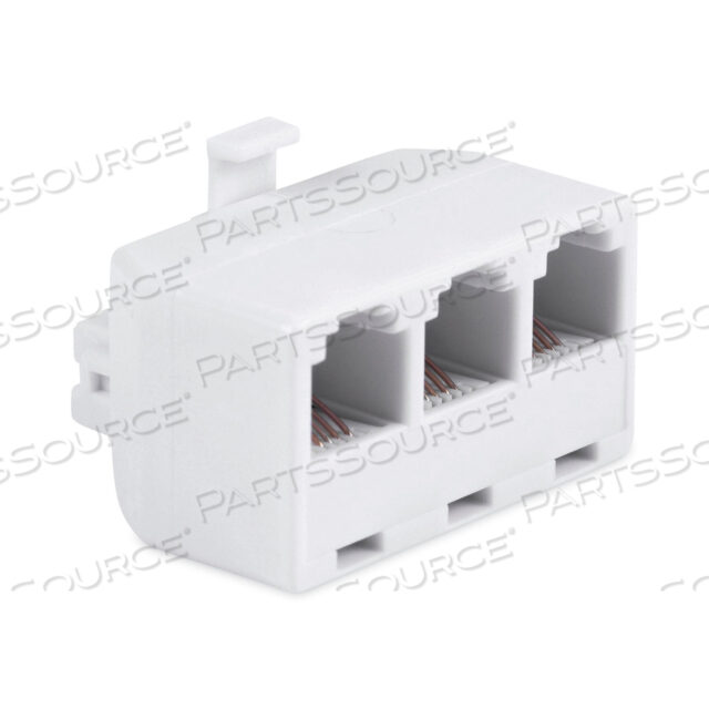 76160 TRIPLEX ADAPTER, WHITE