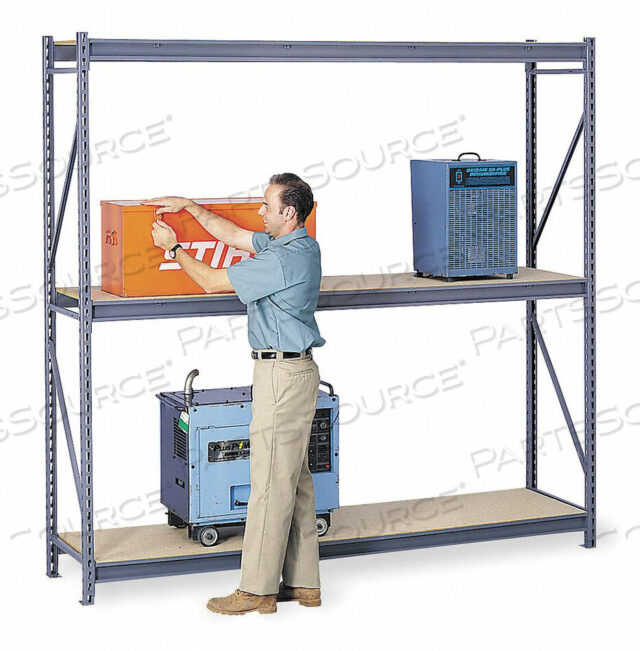 OEM#: 6940BULK RACK STARTER 120 H 60 W 24 D GRAY by Tennsco Corp.