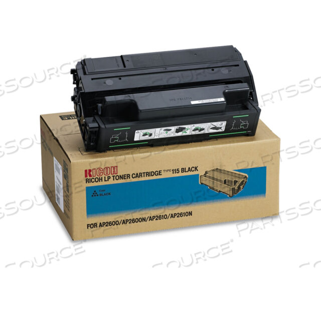 RICOH TYPE 115 - ЧЕРНЫЙ - ОРИГИНАЛЬНЫЙ - ТОНЕР-КАРТРИДЖ - ДЛЯ AFICIO AP2600, AP2600DN, AP2600N, AP2610, AP2610N, AP600N, AP610I, AP610N