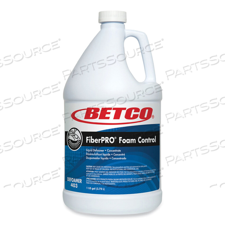 OEM#: 4030400FIBERPRO FOAM CONTROL LIQUID GASSED, БУТЫЛКА 1 ГАЛЛОН, 4 ШТ./КОРОБКА от Betco Corporation