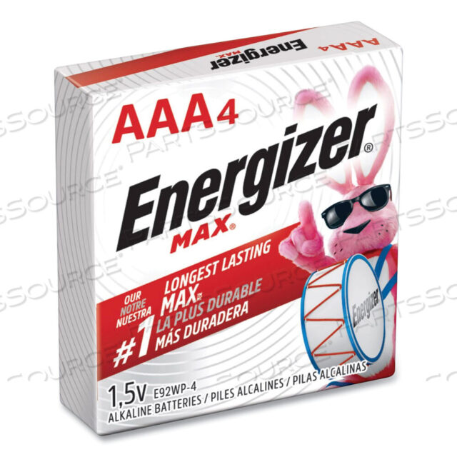 OEM#: E92PKMAX ЩЕЛОЧНЫЕ БАТАРЕИ AAA 1,5 В, 4 ШТ./УПАКОВКА от Energizer