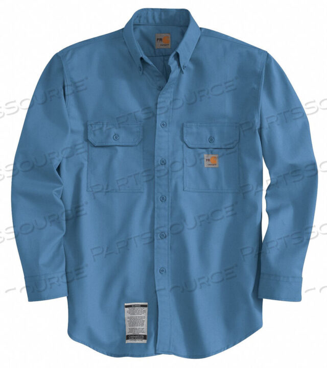 OEM#: FRS160-MBL MED REGFR РУБАШКА С ДЛИННЫМ РУКАВОМ СИНЯЯ M ПУГОВИЦА от Carhartt