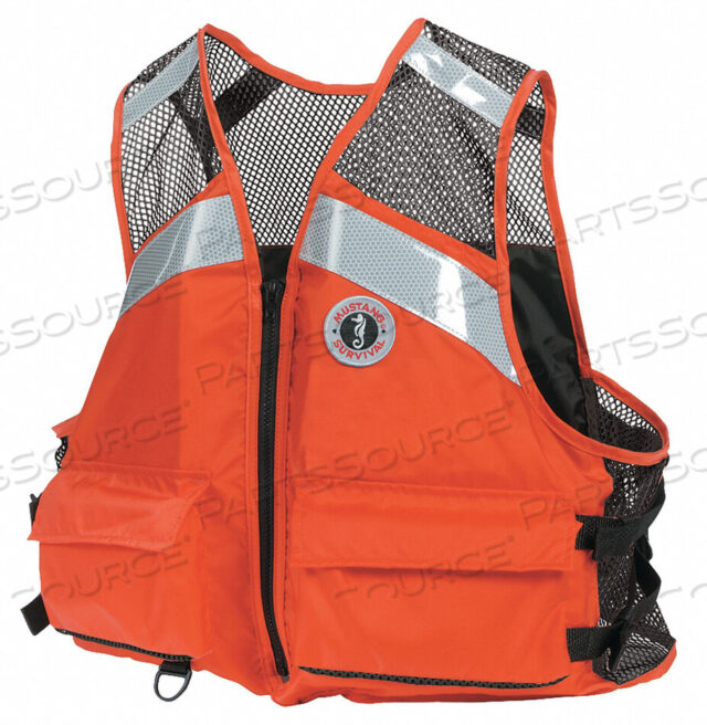OEM#: MV1254T1-2-S/M-216E7907 СТАНДАРТНЫЙ СПАСАТЕЛЬНЫЙ ЖИЛЕТ III S/M 15-1/2 LB. от Mustang Survival