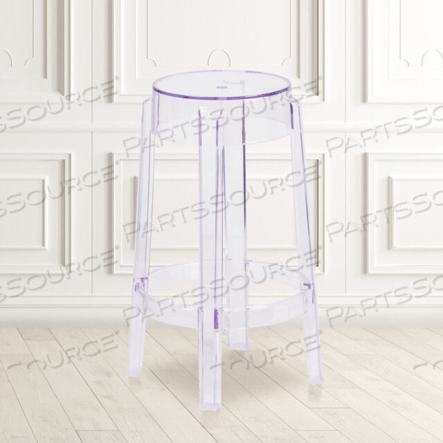 OEM#: FH-118-APC1-GGLANEY 25.75 ВЫСОКИЙ ПРОЗРАЧНЫЙ ТАБУРЕТ ДЛЯ СТОЛЕШНИЦЫ от Flash Furniture