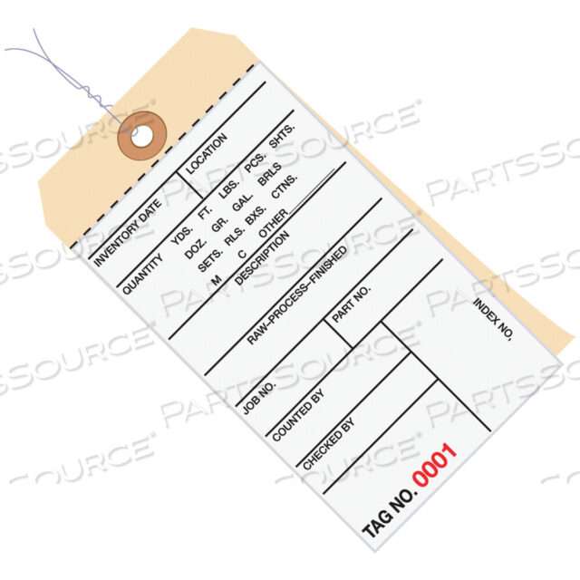 OEM#: G15103ИНВЕНТАРНЫЕ БИРКИ, 2 ЧАСТИ, БЕЗУГОЛЬНЫЕ # 8, С ЭЛЕКТРОПРОВОДКОЙ, (4500-4999), 6 1/4 X 3 1/8, БЕЛЫЕ/МАНИЛОВЫЕ, 500 ШТ./КОРОБКА от BOX Partners (Box Acquisitions, LLC)