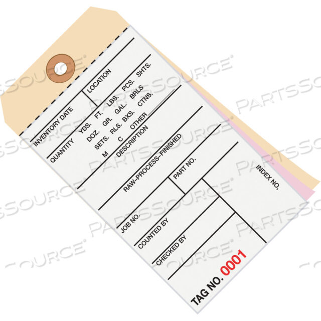 OEM#: G16191ИНВЕНТАРНЫЕ БИРКИ, 3 ЧАСТИ, БЕЗУГОЛЬНАЯ # 8, (9000-9499), 6 1/4 X 3 1/8, БЕЛАЯ/МАНИЛА, 500 шт./КОРОБКА от BOX Partners (Box Acquisitions, LLC)
