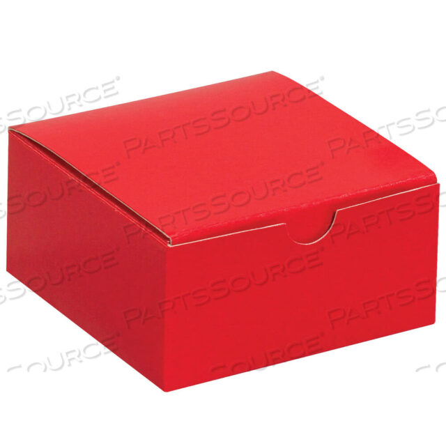 OEM#: GB442RПОДАРОЧНЫЕ КОРОБКИ, 4 X 4 X 2, ПРАЗДНИЧНЫЙ КРАСНЫЙ, 100 В КОРОБКЕ от BOX Partners (Box Acquisitions, LLC)