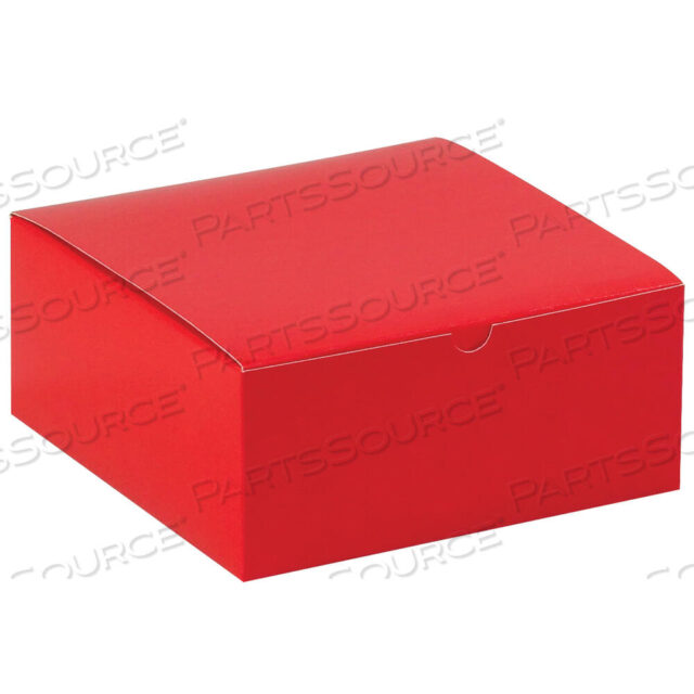 OEM#: GB883RПОДАРОЧНЫЕ КОРОБКИ, 8 X 8 X 3 1/2, ПРАЗДНИЧНЫЙ КРАСНЫЙ, 100 В КОРОБКЕ от BOX Partners (Box Acquisitions, LLC)