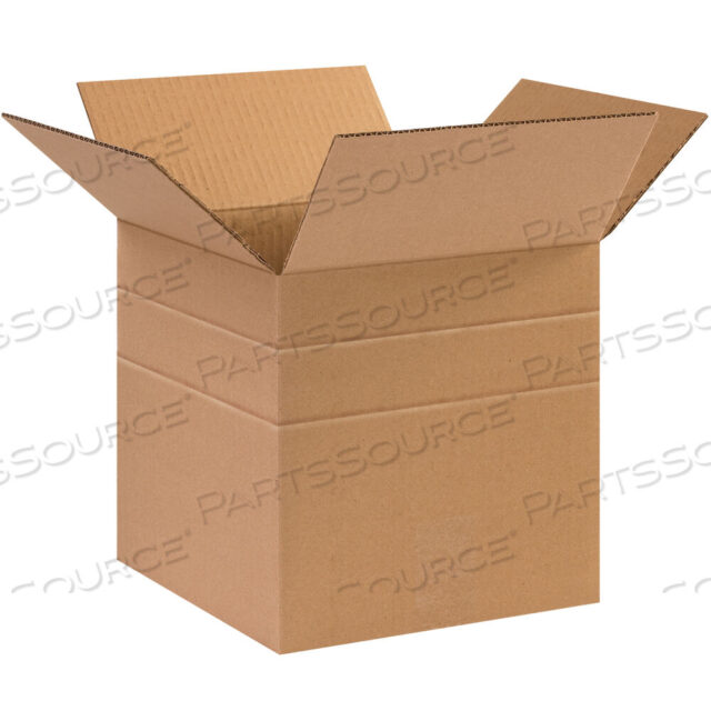 OEM#: MD101010МНОГОГЛУБИННЫЕ ГОФРОКОРОБКИ, 10 X 10 X 10, КРАФТ, 25/ПАКЕТ от BOX Partners (Box Acquisitions, LLC)