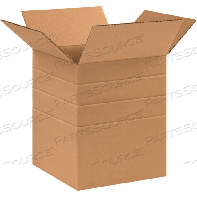 OEM#: MD101012МНОГОГЛУБИННЫЕ ГОФРОКОРОБКИ, 10 X 10 X 12, КРАФТ, 25/ПАКЕТ от BOX Partners (Box Acquisitions, LLC)