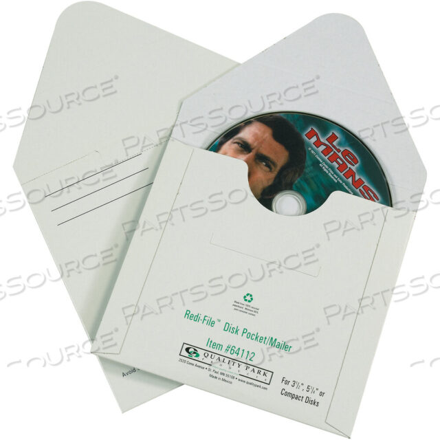 OEM#: MM1145FIBREBOARD CD MAILERS, 5 1/8 X 5, WHITE, 100/CASE by BOX Partners (Box Acquisitions, LLC)