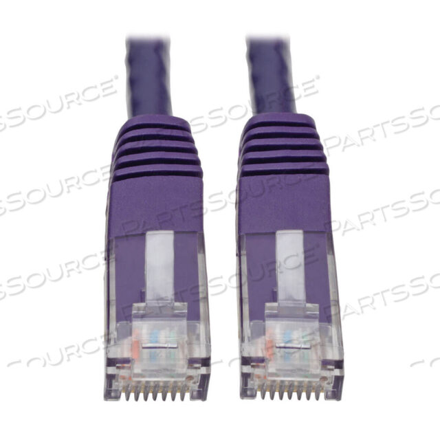 OEM#: N200-015-PUCAT6 CAT5E GIGABIT MOLDED PATCH CABLE RJ45 MM 550MHZ PURPLE 15FT от Tripp Lite