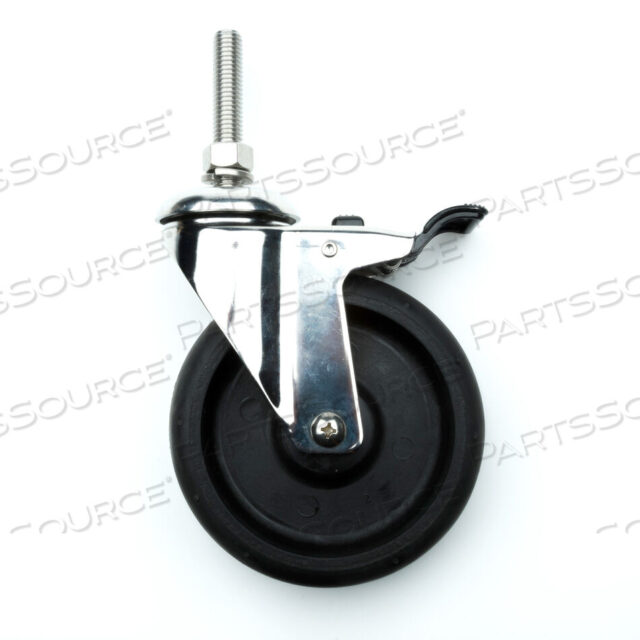 OEM#: P117909886КОЛЕСО, ПОВОРОТНОЕ С ТОРМОЗОМ, НЕРЖАВЕЮЩАЯ СТАЛЬ, ДИАМЕТРОМ 5 ДЮЙМОВ от STERIS Corporation