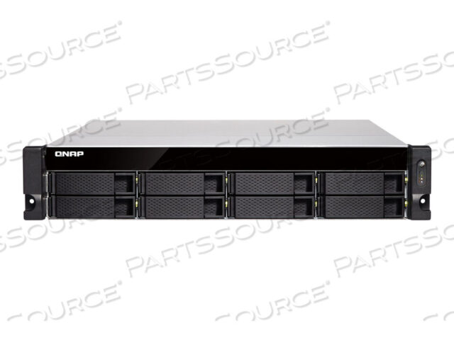 OEM#: TS-877XU-RP-3600-8G-USQNAP NAS высотой 2U с 8 отсеками для монтажа в стойку, AMD RYZEN от QNAP Security