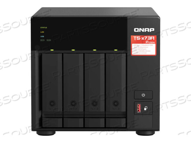 OEM#: TS-473A-8G-USQNAP НАСТОЛЬНЫЙ 4-Х ОТСЕКНЫЙ NAS/ISCSI IP-SAN, AMD RYZEN V1000 SERIES V1500B 4C/8T 2.2 GHZ от QNAP Security