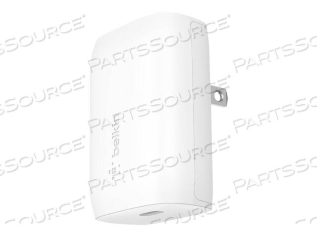 OEM#: WCA005DQ1MWH-B6PD 30 Вт PPS USB-C СЕТЕВОЕ ЗАРЯДНОЕ УСТРОЙСТВО, С 1 м PVC C-C, БЕЛОЕ от Belkin
