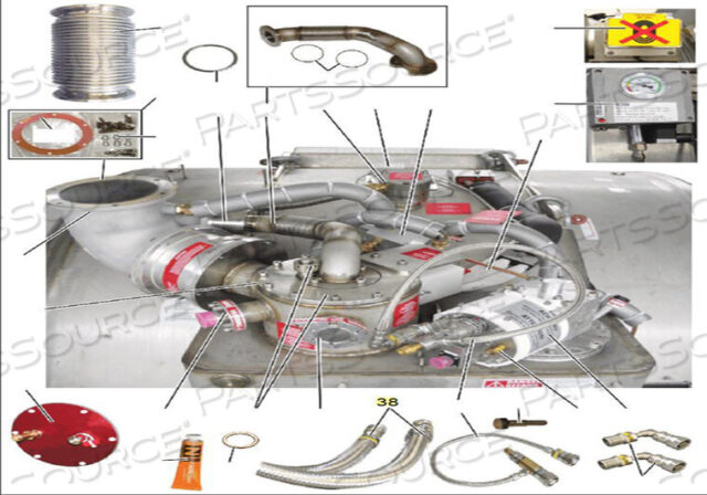 OEM#: 10117483SUMI. ГАЗОПРОВОД 20 М С КОЛЕНОМ 90 ГРАДУСОВ от Siemens Medical Solutions