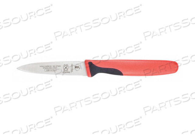 OEM#: M23930RDG6165 НОЖ ДЛЯ ОЧИСТКИ ОВОЩЕЙ 3 ДЮЙМА С КРАСНОЙ РУЧКОЙ от Mercer