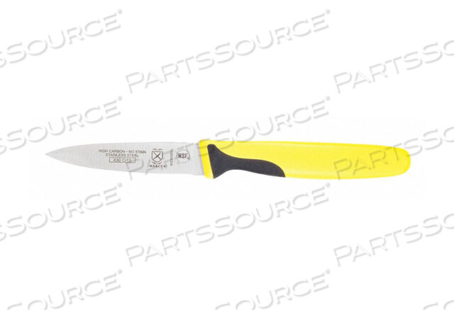 OEM#: M23930YLG6165 НОЖ ДЛЯ ОЧИСТКИ ОВОЩЕЙ 3 ДЮЙМА С ЖЕЛТОЙ РУЧКОЙ от Mercer