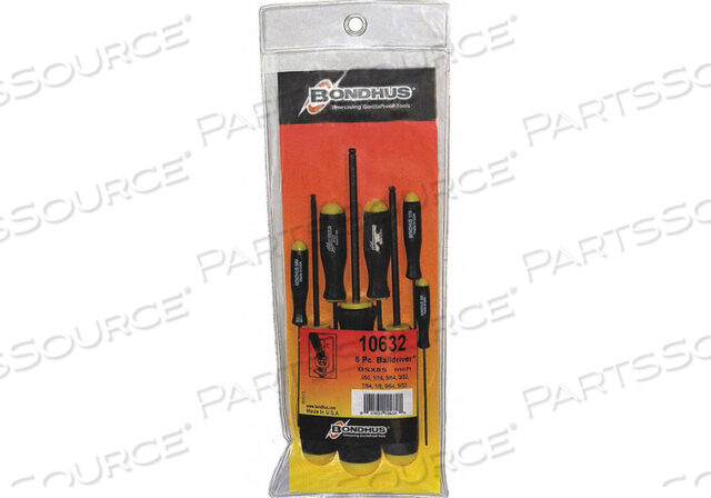 OEM#: 10632SET 8 BALL END SCREVERS от Bondhus