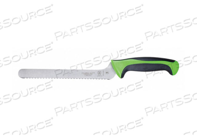 OEM#: M22418GRG6169 УНИВЕРСАЛЬНЫЙ НОЖ С ОФСЕТНЫМ ВОЛНОВЫМ КРОМКОМ 8 ДЮЙМОВ GRN от Mercer