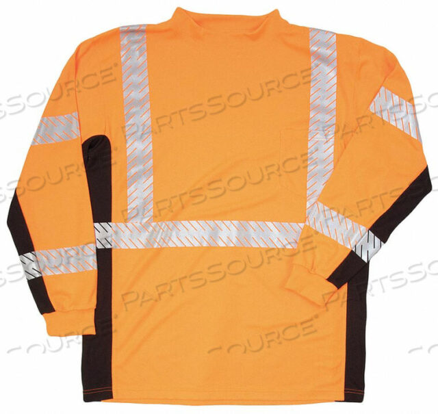 OEM#: 9135-2XФУТБОЛКА ЧЕРНАЯ С БОРТИКАМИ КЛАСС 3 ОРАНЖЕВАЯ 2XL от ML Kishigo