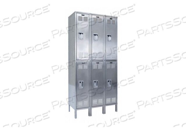 OEM#: USS3288-2WRDRB LOCKR LVRD 3 WIDE 2 TIER SILVER от Hallowell