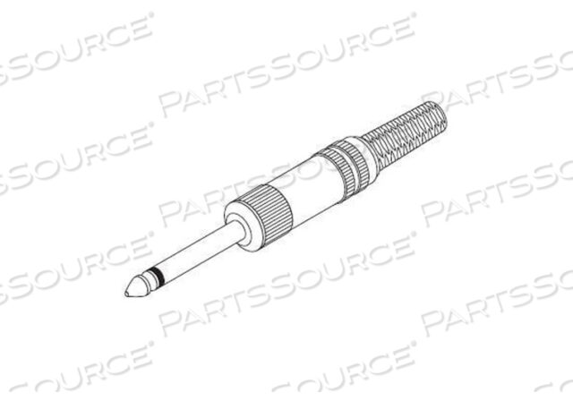 OEM#: 171-1201-EXMONO ТЕЛЕФОННАЯ ВИЛКА, ЛАТУННЫЙ КОНТАКТ, 1/4 ДЮЙМА, ШТЕКЕРНЫЙ, НИКЕЛЕВЫЙ КОНТАКТ, ЧЕРНЫЙ, 500 В, 2 ПОЗИЦИИ, СООТВЕТСТВУЕТ ROHS от Non-Medical