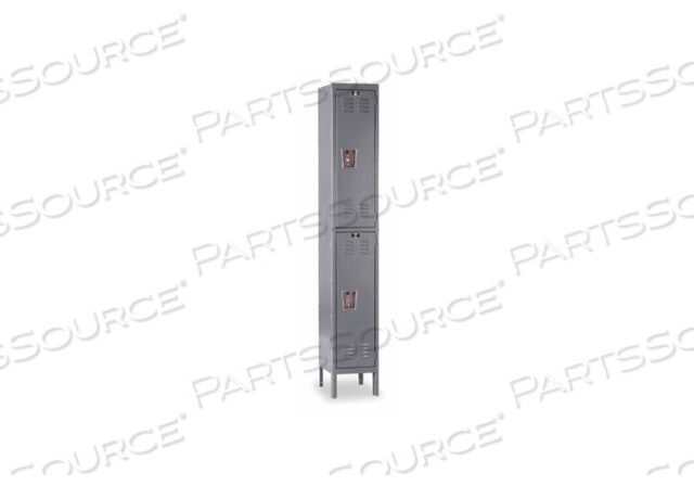 OEM#: U1558-2A-HGДВУХЪЯРУСНЫЙ 2-ДВЕРНЫЙ СТАЛЬНОЙ ШКАФЧИК ПРЕМИУМ-КЛАССА, 15ШX15DX36В, ТЕМНО-СЕРЫЙ, СБОРКА Hallowell