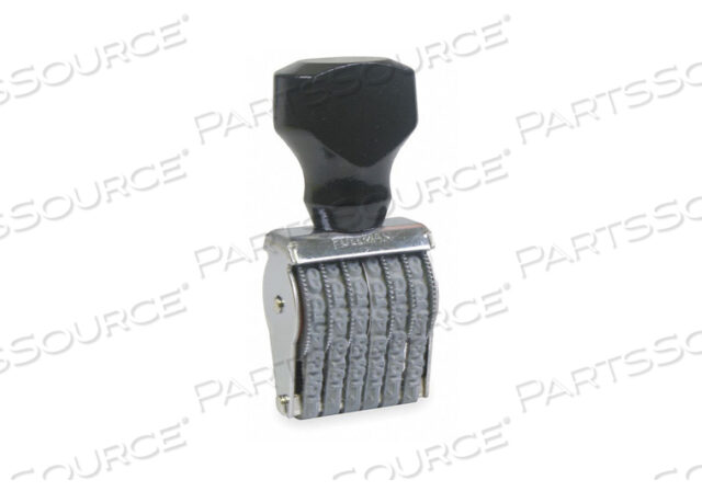 NUMBERING STAMP 6 BANDS METAL
