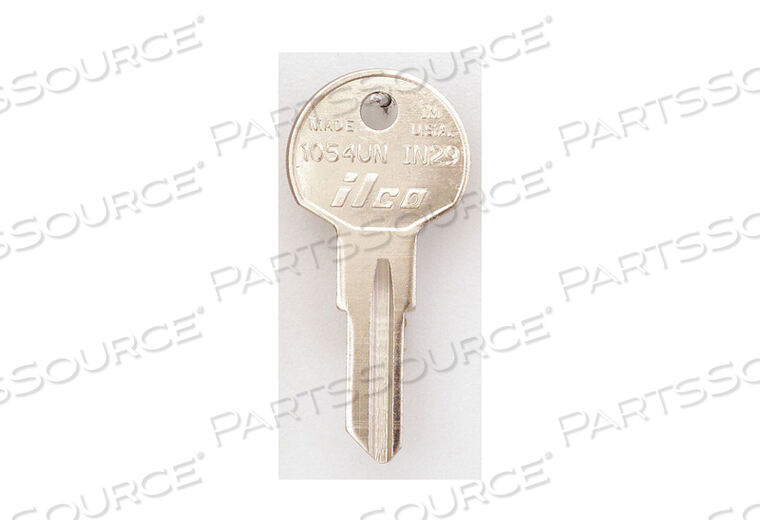 OEM#: 1054UN-IN29ЗАГОТОВКА КЛЮЧА ИЗ ЛАТУНИ ТИП IN29 PK10 от Kaba