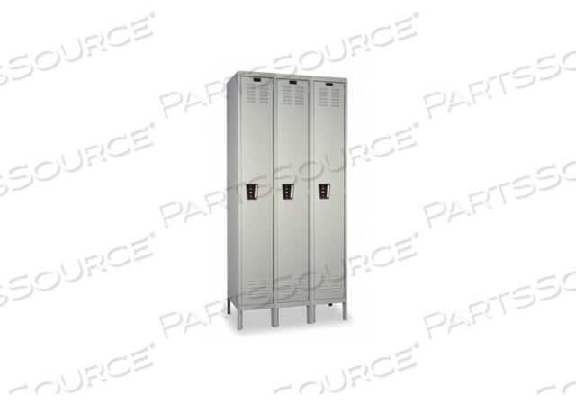 OEM#: UMS3288-1PL-AMMEDSAFE ОДНОЯРУСНЫЙ 3-ДВЕРНЫЙ АНТИМИКРОБНЫЙ ШКАФЧИК, 12 ШИРИНА X 18 ДИАМЕТР 72 В, СЕРЫЙ, В РАЗОБРАННОМ СОСТАВЕ от Hallowell