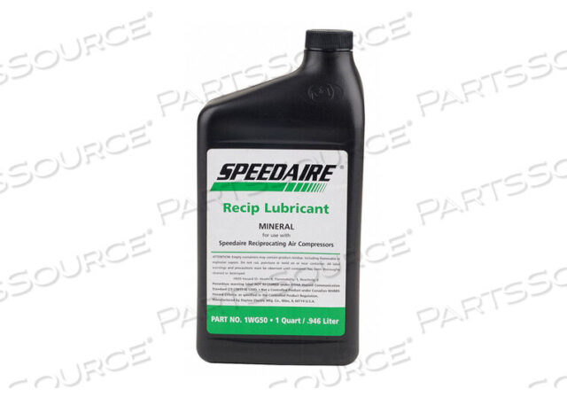 OEM#: 1WG50КОМПРЕССОРНОЕ МАСЛО БУТЫЛКА ОБЪЕМОМ 1 КВАРТА от Speedaire