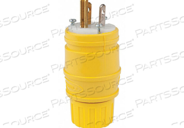 OEM#: HBL14W47ПРЯМОЙ ШТЕКЕР, УГЛОВАЯ ВИЛКА, 15A, 125V, 2P 3W ЭЛАСТОМЕР ЖЕЛТЫЙ от Hubbell Incorporated, Wiring Device-Kellums