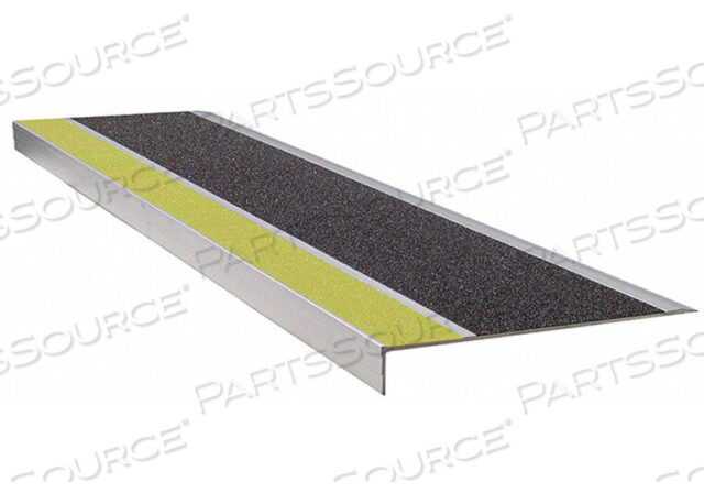OEM#: 300YB5STAIR TREAD YLW/BLK 60IN W EXTRUDED ALUM by Wooster
