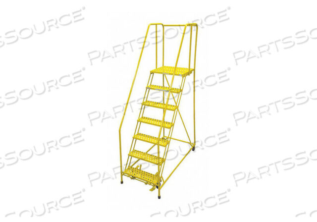 OEM#: 1007R2630A6E20B4C2P6СТАЛЬНАЯ ЛЕСТНИЦА НА КОЛЕСАХ, 100 ДЮЙМОВ, ЖЕЛТАЯ, от Cotterman