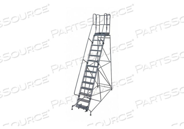 OEM#: 1514R2642A1E20B4W5C1P3ЛЕСТНИЦА СТАЛЬНАЯ 182 ДЮЙМА. ВЫСОТА. СЕРАЯ от Cotterman