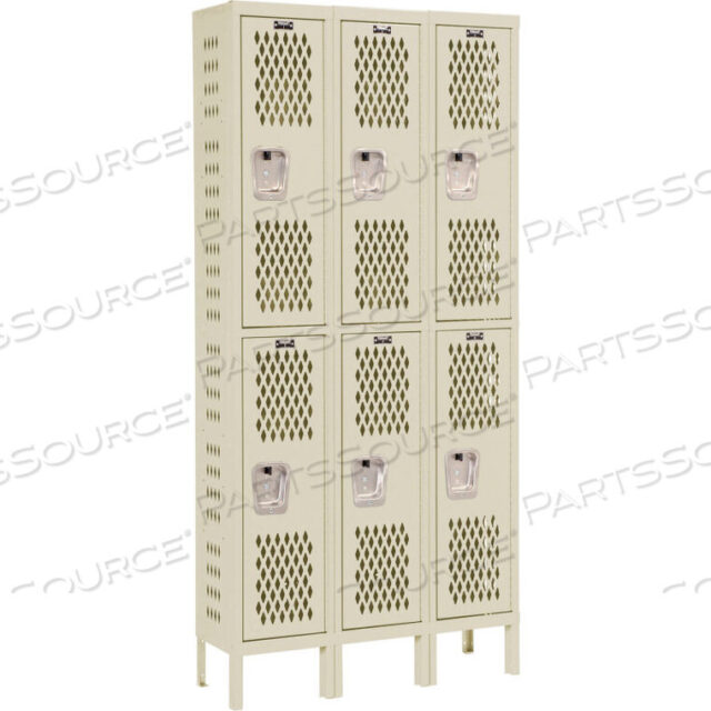 OEM#: U3258-2HV-A-PTДВУХЪЯРУСНЫЙ 6-ДВЕРНЫЙ ПРОЧНЫЙ ВЕНТИЛИРУЕМЫЙ ШКАФ, 12 ШИРИНА X 15 ДВЕРЕЙ, КОРИЧНЕВЫЙ, СБОРКА Hallowell