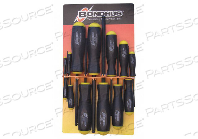 OEM#: 10637КОМПЛЕКТ 13 ОТВЕРТОК С ШАРИКОВОЙ ОТВЕРТКОЙ .050-3/8 от Bondhus